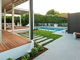 Feature-packed landscape design at suburban Melbourne home