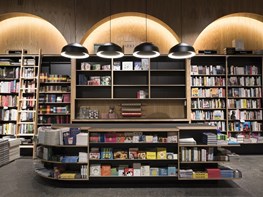 Readings Doncaster design unfolds like pages in a book
