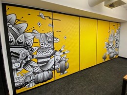 Bildspec operable walls installed at Guzman Y Gomez Sydney head office