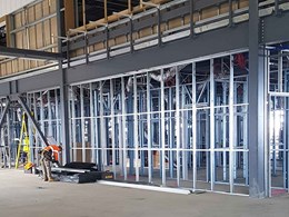 Prefabricated steel framing ensures speed and accuracy at Avalon airport terminal