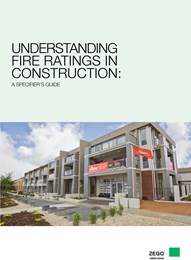 Understanding fire ratings in construction: A specifier’s guide