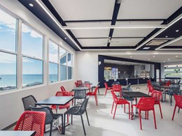 Capral door and window systems open up dramatic views in WA school cafeteria