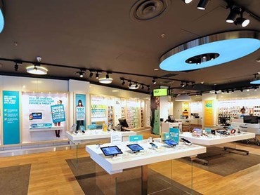 Optus Bourke St Melbourne LED Retail Lighting Fit Out
