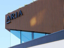 Aria HQ’s nature inspired design comes to life with Kabebari timber look battens