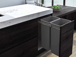On-trend Cinder colour added to Hideaway Compact bin range