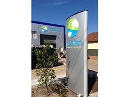 Vista System’s sleek design signage solutions installed at Moofish HQ in Mascot, NSW