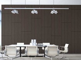 Award-winning Ecoustic Veneer combines sound absorption with timber finish