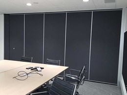 Operable wall ensures acoustic control and privacy at Computer Share Sydney head office