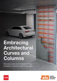 Embracing architectural curves and columns: Reducing costs and increasing design flexibility in concrete wall construction