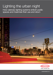 Lighting the urban night: How catenary lighting systems enliven public spaces and maximise their use and return