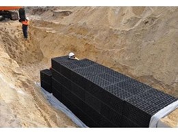 Drainwell storm water detention systems from Novaplas