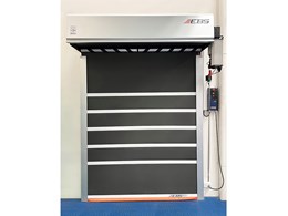 EBS THERMOspeed high speed door delivers machine safety at cold storage 
