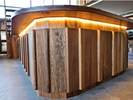 London restaurant’s 70s theme brought to life with Tasmanian Blackwood