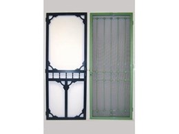 Metal flyscreen doors available from Period Details