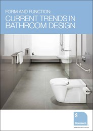 Form and function: Current trends in bathroom design