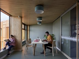 Au.diGroove panels create relaxing and calming space at Monash Uni student accommodation