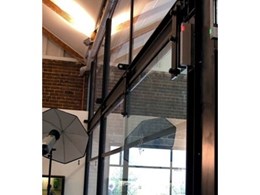 Steel Barn Sliding Door System and Framework, Display Units and Counters by Interspace