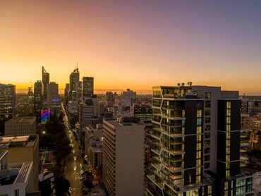 The luxury apartments in Perth