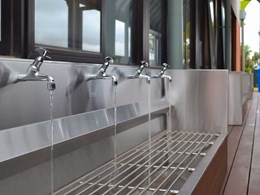 Britex Wudu foot wash troughs installed at Melton South college