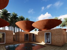Architects design innovative ‘bowl’ roofs for rainwater collection 
