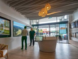 Autex Frontier provides elegant acoustic ceiling for Shoreline display suite
