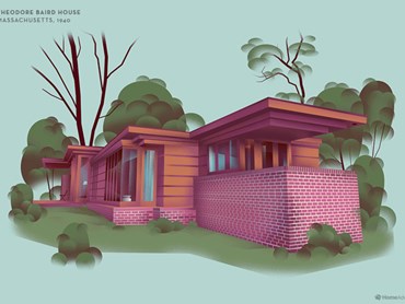 The house designs of Frank Lloyd Wright