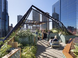 Sky high green refuge in the heart of Melbourne