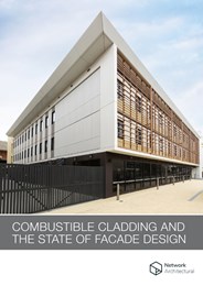Combustible cladding and the state of facade design