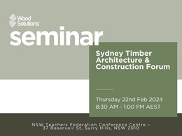 Sydney seminar on timber construction and moisture monitoring – 22nd February