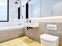 Bathroom floorspace maximised with Geberit concealed cisterns