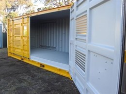 Hazardous goods storage containers from Port Container Services