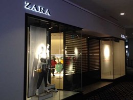 KRGS Series 3 shutters go up on new ZARA retail store in Chatswood NSW
