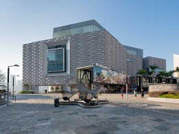 Rippled Equitone [tectiva] facade revitalises Hong Kong Museum of Art 
