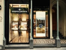 Bespoke tessellated design delivered for exclusive Vacheron Constantin boutique