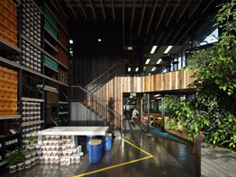 Melrose Health: Mundane warehouse turned conduit for greenery and collaboration