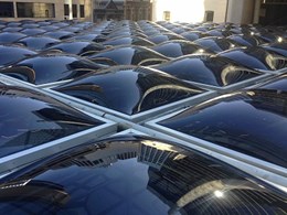 IR blocking tinted Shinkolite canopy addresses light and heat issues at BGC Perth