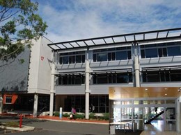 Fire rated glass sliding door installed at Bankstown Western Sydney University campus
