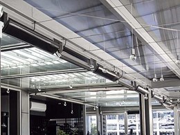 Celmec’s electric radiant heaters installed at European style bar on Sydney waterfront
