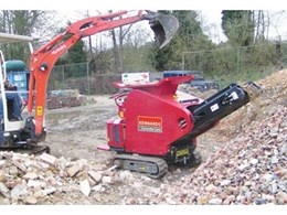 New Kennards mini crusher recycles building waste on site 