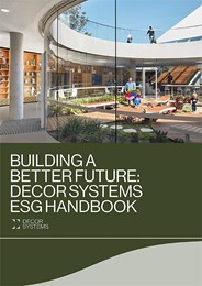 Building a better future: Decor Systems ESG handbook