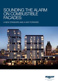 Sounding the alarm on combustible façades: A new standard and a way forward