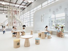 The architect and child’s dream: new Sydney family centre features futuristic ‘pure play’ environment