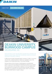 New air conditioning system takes Deakin University to the top of the class