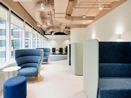 Curated furniture helps deliver contemporary and minimalist space at Sydney CBD office