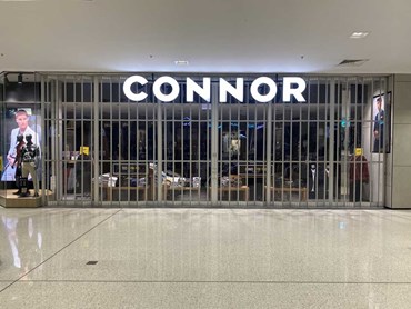 ATDC's commercial concertina doors at the new Connor storefront