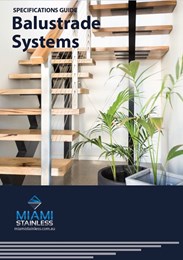 Specifications guide for balustrade systems
