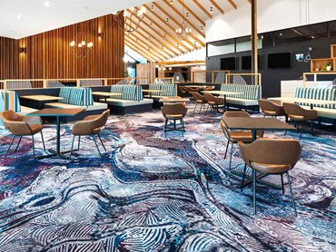 Chirnside Park Country Club featuring Signature's custom woven carpet
