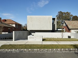 The dramatic family home showcasing the beauty of concrete