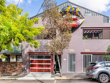 The iconic Lips Building has been transformed into stylish townhouses