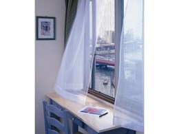 Monarch Almarde pleated retractable insect screens from National screens